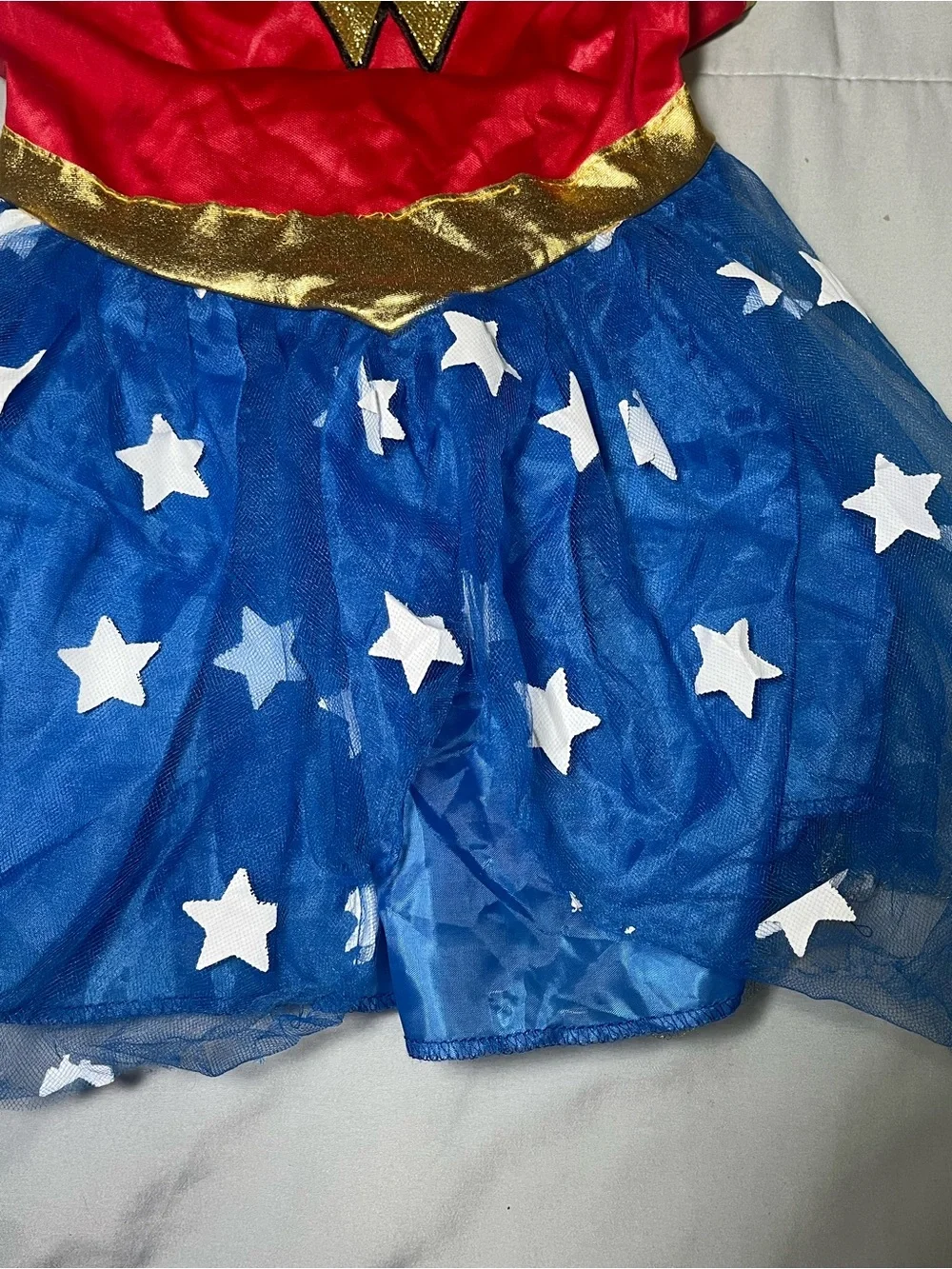 Rubie's Red and Blue Star Superhero Tutu Costume For Todflers